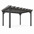 Pergola en aluminium noir 300x400 cm
