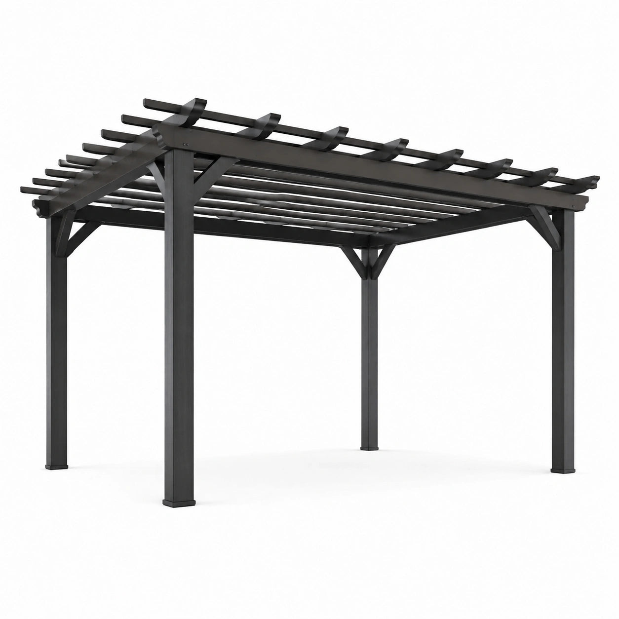 Pergola en aluminium noir 300x400 cm
