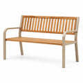 Banc en bois et aluminium extérieur
