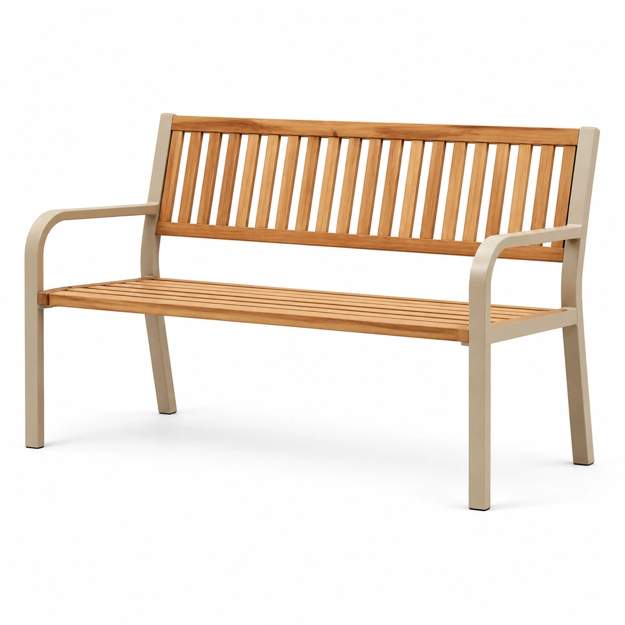 Banc en bois et aluminium extérieur