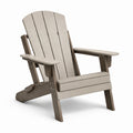 Chaise Adirondack en plastique recyclé beige