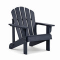 Fauteuil Adirondack en bois composite noir