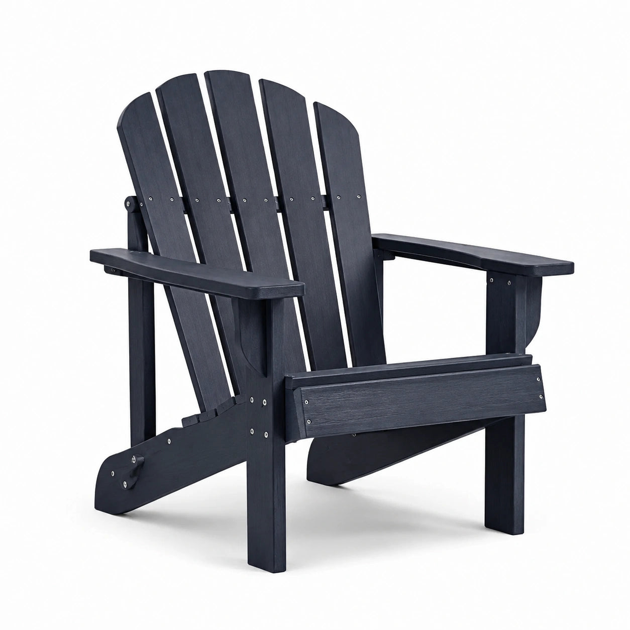 Fauteuil Adirondack en bois composite noir